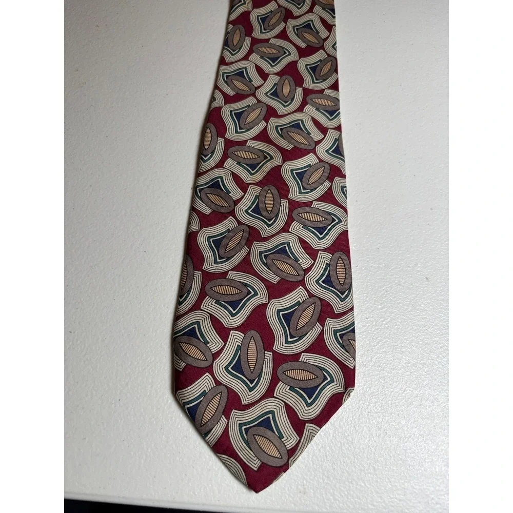 Talbott Studio Albert Vintage Silk‎ Necktie Hand Sewn Made in USA Men's Tie